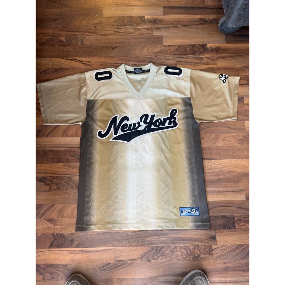Y2K Hope Sports New York Gold and Black Size Large